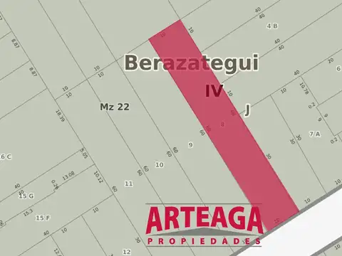 Terreno en Venta en Berazategui, USD 180.000