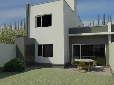 Casa 4 ambientes con 2 baños