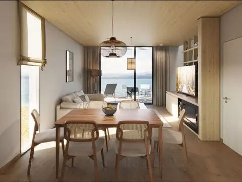 Depto Tipo Casa 3 ambientes con 2 baños