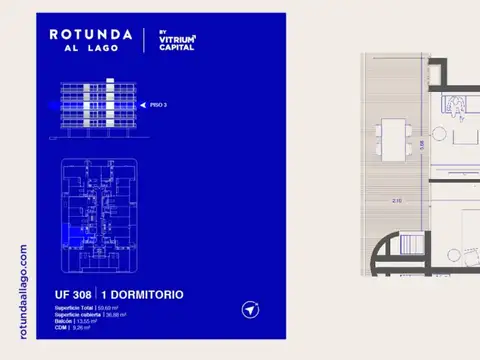 Rotunda al Lago 1 dorm Diciembre 2027