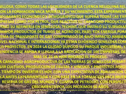 PUEBLO FINCAS VACA MUERTA 1 HECTAREA EN SENILLOSA