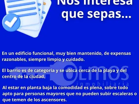 Departamento en Venta de Monoambiente