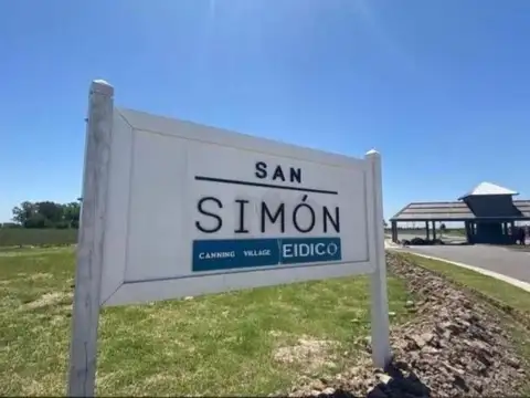 Lote en venta en San Simón I, Canning-Ezeiza.