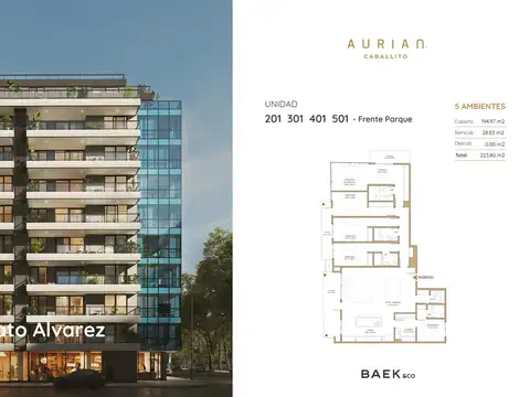 Departamento en Venta en Caballito, USD 656.300