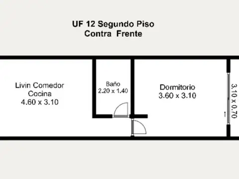 Departamento en Venta en Lomas Del Mirador, USD 38.000