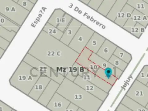 Terreno en Venta de 221,0 m2