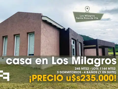 Casa en venta en Los Milagros