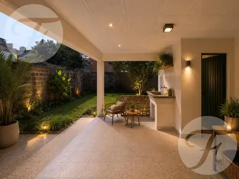 Casa 4 ambientes con 2 baños