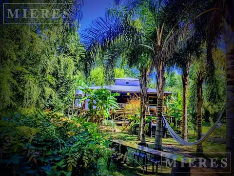 Casa principal y 3 Cabañas en VENTA sobre Rio Cruz Colorada 