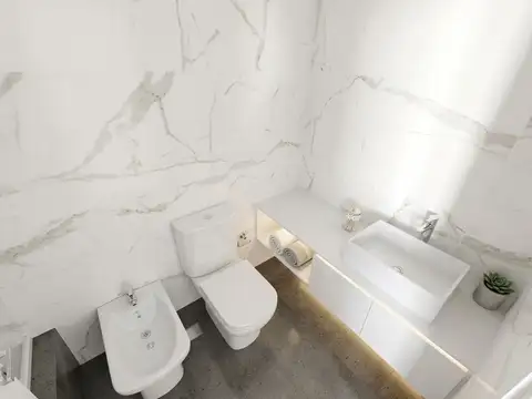 Departamento 3 ambientes con 2 baños