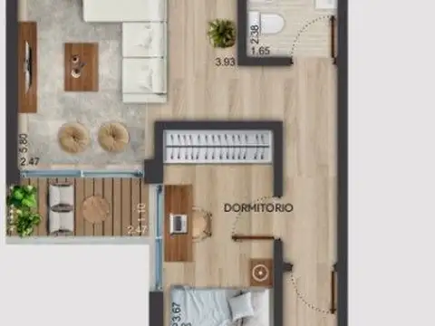 Departamento en Venta al Suroeste