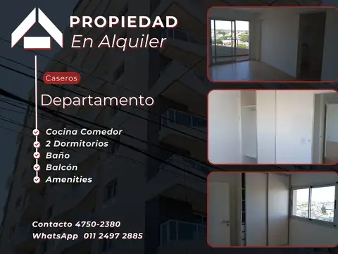 Departamento en alquiler en Caseros