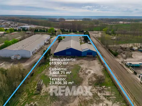 Venta de galpón industrial en Chañar