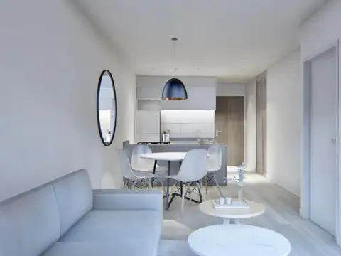 Departamento 2 ambientes con 2 baños