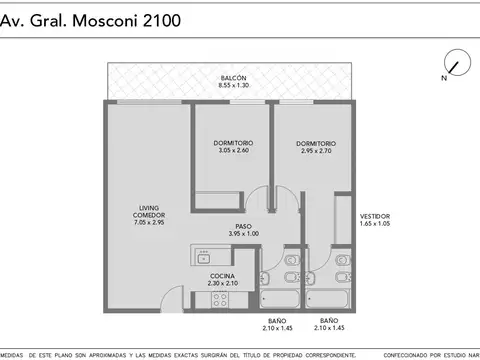 Departamento en Alquiler de 3 ambientes