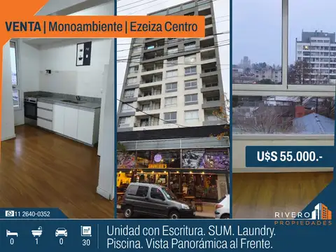 Venta Monoambiente Ezeiza Centro