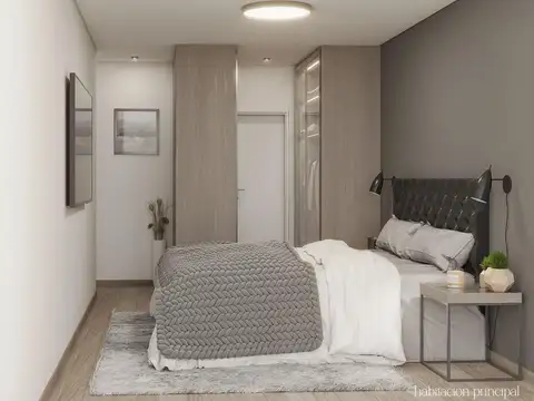 Departamento 2 ambientes con 1 baño