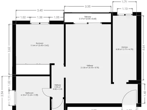 Departamento en Alquiler de 2 dormitorios