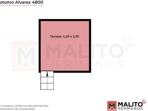 Depto Tipo Casa en Venta de 3 ambientes