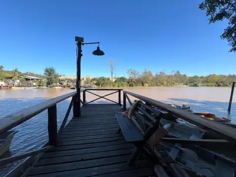 VENTA CASA AMUEBLADA ISLA DIQUE LUJAN RIO LUJAN CANAL ARIAS FRENTE A ARENERA DIQUE LUJÁN LOTE 480mt2