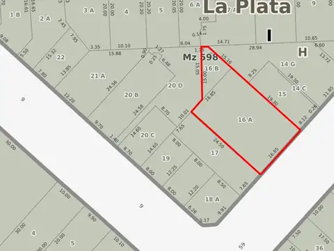 Terreno en Venta en La Plata, USD 239.000
