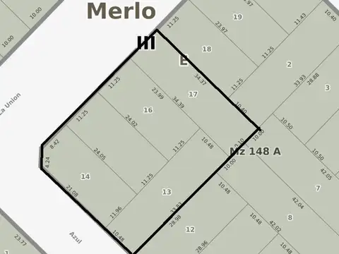 Terreno en Venta de 1500,0 m2