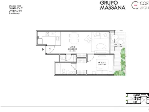 Departamento en Venta en Palermo Soho, USD 429.319