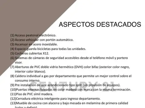 Departamento en Venta A Estrenar