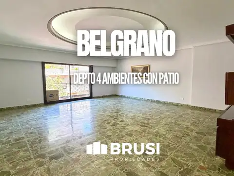 DEPARTAMENTO EN VENTA EN BELGRANO  4 AMB C/ PATIO Y BALCÒN-LAVADERO- LAGO DE PALERMO
