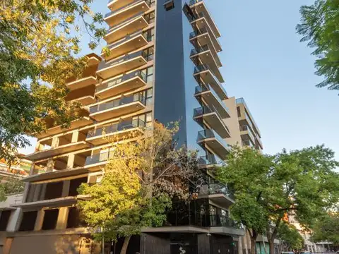 Excelente depto al Frente/ Con balcón terraza y Parrilla/ Edificio de Categoría