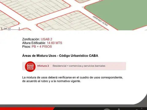 Terreno en Venta en Villa Urquiza, USD 280.000