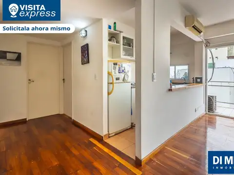 Departamento 2 ambientes con 1 baño