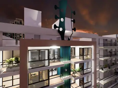 Departamento 2 ambientes con 1 baño