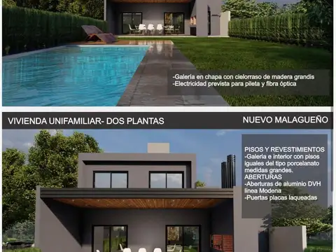 Casa 4 ambientes con 2 baños