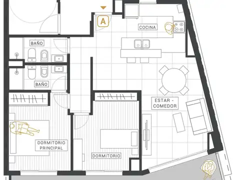 Abasto | Departamento 2 dormitorios en construcción con amenities