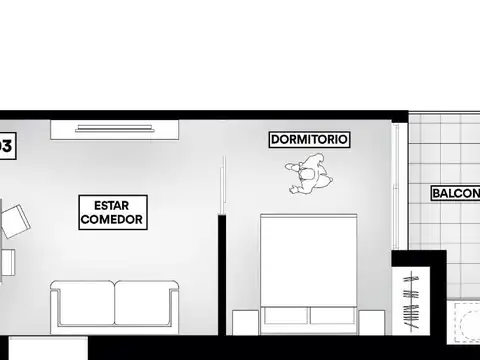 Departamento en Venta de 2 ambientes