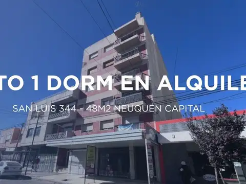 DEPARTAMENTO EN ALQUILER EN SAN LUIS 348 NEUQUÉN