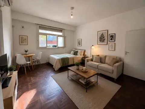 En Venta Departamento de 1 AMBIENTE al frente con Patio  Chacarita
