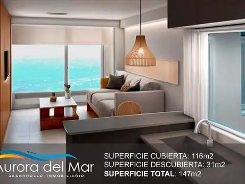 Semipiso 3AMB en Duplex con vista al mar