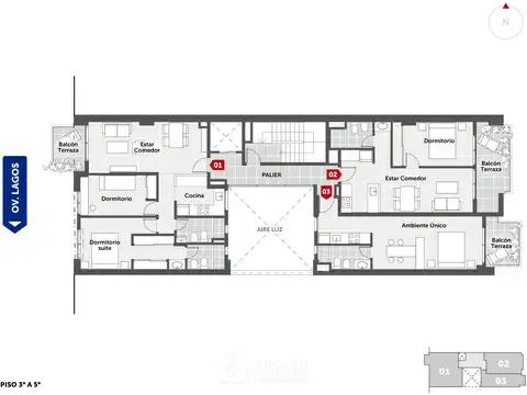 Departamento en Venta con 1 cochera