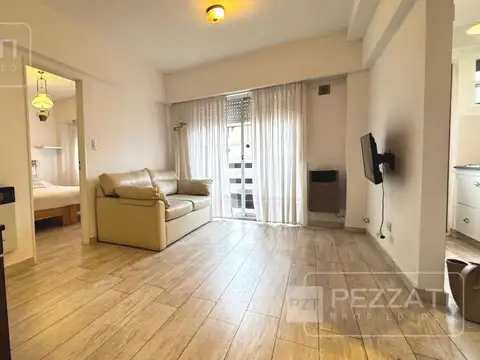 Departamento en alquiler .Zona Varese. 2 ambientes. reciclado. Lateral. Con muebles