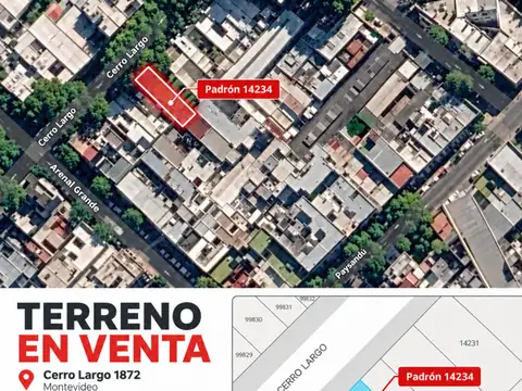 Venta terreno en Cordón