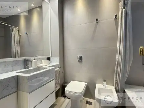 Departamento 3 ambientes en Retiro, alquiler temporal, luminoso.