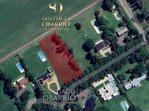 Excelente OPORTUNIDAD Lote en Venta al polo de 2465m2 en barrio La Cañada Polo Club de Luján  PERMUT 100