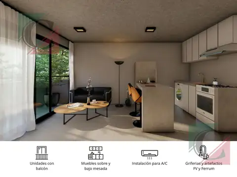 Departamento en Venta de 2 ambientes