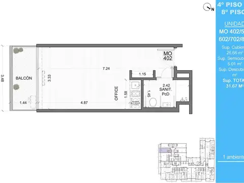 Departamento - Belgrano