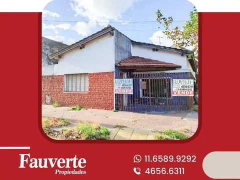 CASA DE 4 AMBIENTES TODA EN PLANTA BAJA. RAMOS MEJIA CENTRO.