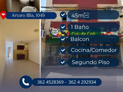 DEPARTAMENTO DE UN DORMITORIO EN ALQUILER.