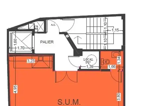 Departamento en Venta de Monoambiente