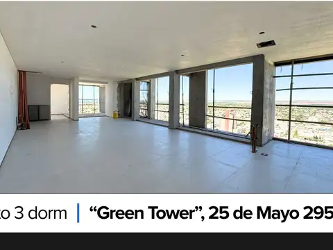 Dpto 3 dorm en venta Green Tower - Centro Neuquén